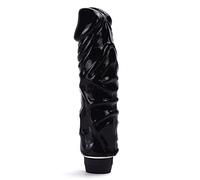 Vibrator Sex Toy Thick 8 Inch 9 Inch Multi Speed Jelly Black Pink Purple Flesh G Spot Double Penetration Clitoral Vibrators Dildo Vibrating for Women Men Couples (Flesh, Thick 8 Inch Vibrator)