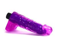 Vibrator Sex Toy Thick 8 Inch 9 Inch Multi Speed Jelly Black Pink Purple Flesh G Spot Double Penetration Clitoral Vibrators Dildo Vibrating for Women Men Couples (Pink, 7.6 Inch Vibrating Dildo)