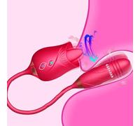 Vibrator Sex Toys Vibrater Wand Bullet Vibrabrater for Women Rabbit Vibratorter Woman Vibrates Pants Battery Operated Silent Vibrating Egg Cliterous Sucker Tongue Licking Vibrantoror Quiet Gift