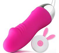 Vibrator with Remote Control 11 ⌀3cm Vibration for Women 12 Vibrations Vibro Egg Vibro Egg with Remote for On-the-Go Pink Silicone Mini Vibration for Women Clitoris FOPS M68