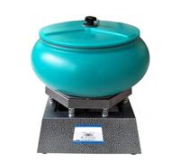 Vibratory Rock Tumbler Polisher, 17 Inch Tumbling Machine, 12L Capacity for Stone Polishing, Deburring, Grinding, Convenient Operation