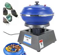 Vibratory Tumbler Bowl Jewelry Polishing Machine, 6.2L Capacity, Compact Design for Effective Tumbling & Grinding, Dimensions: 325x325x400 mm