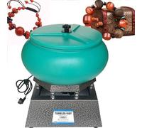 Vibratory Tumbler Bowl Polishing Machine, 6.2L Jewelry Polisher 120W Mini Bench Grinder for Gems, Crafts, Auto Parts, 3.5L Capacity