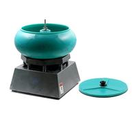 Vibratory Tumbler Polisher for Small Metal Parts, Jewelry Polishing and Rust Removal with Magnetic Bowl