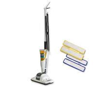 VIBRATWIN Electric Mop Dual Action, Floor Polisher and Cleaner Machine, With Pads for Carpet, Moquette, Wood, Laminates, Hardwood, Stone, Parquet, Marble (Vibratwin)
