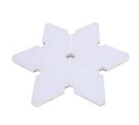 Vibrivio 12 Set Triangular Light Panel, Music Sync RGB LED Lights for Gaming, Bluetooth APP Remote Control, Wall Mounted, Cool Triangular LED Lights