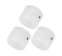 Vibrivio 3Pcs Electric Guitar Knob String Potentiometer Controller Accory Set, White Guitar Volume Knob, Knob Shaft, Control Knob for Electric Guitar