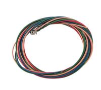 Vibrivio 4-String Colorful Electric Bass Strings, Pack of 4, 1.16mm to 2.54mm (.046-.100) Gauge, Ideal for Electric Bass Instruments