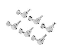 Vibrivio 6 Right Inline Electric Guitar Tuning Pegs, ed Locking Tuners, Chrome Plated Machine Heads, 1:18 Gear Ratio, Compatible with Electric Guitar