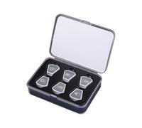Vibrivio 6Pcs Guitar Knob Protection Cover, Silicone Protective Sleeve for Electric and Folk Guitars, Dustproof and Sweat Prevention for Tuning Pegs, Black