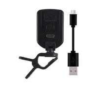 Vibrivio Clip-On Guitar Tuner for Twelve-Tone Equal Temperament, Portable Tuner with Color Backlight LED Screen, Foldable Rotating Flexible Silicone Clip, Universal for Guitar, Bass, Violin, Ukulele