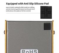 Vibrivio Delay Guitar Effect Pedal, Mix/Feedback/Delay 3 Control Knobs for Electric Guitar, Compact Design, Versatile Sound Effects, Ideal for Musicians