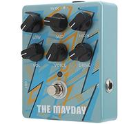 Vibrivio Effect Pedal Amplifier, Analog Sound Effect Equalizer for Guitar, Modulation Effect, DC 9V, Guitar Booster Pedal, Harmonic Guitar Accories