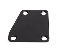 Vibrivio Electric Guitar Neck Plate, Trapezoidal Metal Neckplate with Screw for Replacement, Gold, Compatible with Electric Guitar and Bass, Design