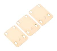 Vibrivio Electric Guitar Neck Shim, Maple Wood Shim Sp, 3 Pcs, 0.25° for Replacement, Instrument Accory, Guitar Shim Accory