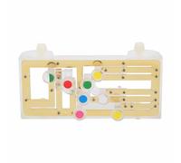 Vibrivio Guitar Learning System Teaching Aid, Folk Ukulele Chord Training Tool for Beginners, Guitar Trainer and Practice Accory, Gold