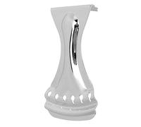 Vibrivio Guitar Roller Bridge, High Stability Sturdy Metal Silver Electric Guitar Roller Saddle Bridge for Enhanced Performance and Durability