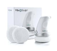 VIBRO SCULPT Lymphatic Drainage Massager - Cellulite Remover for Legs, Booty, Belly - Handheld Massage Tool with Interchangeable Pads for Smooth, Firm Skin - Proven Results, 5-10 Minutes Easy Use