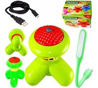 Vibro Shape Vibrating Tummy Massager Magnetic 3 In 1 Mini Mimo Acupressure Full slimming Body Massager Vibration For pain relief USB Port With ONE USB LED LIGHT LAMP Pack OF 1