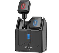 Vibroo 5.8Ghz Wireless Guitar System, Charging Case Included, Wireless Transmitter and Receiver with 4 Channels for Guitars Bass and Other Electric Instruments