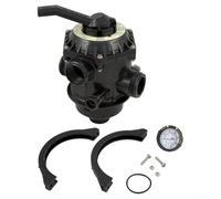 Vibsky 1.5-Inch 6-Way Valve for Pentair 262506 Sand Filter, Top Mount Multi-Port Replacement for Cristal for FLO II, Sand, for METEOR for TAGELUS Pool Equipment