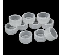 Vibsky 10PCS Clear Rubber Push Button Switch Protection Cover for 22mm Mount, for LAY7 LA38 LAY37 Series