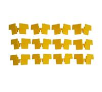 Vibsky 12 Pcs Tray Stackers Harvest Right Freeze Dryer, for Plastic Vertical Stacking Accessories to Save Space, Yellow and White
