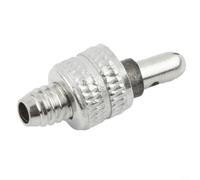 Vibsky 4 Pack Bike Inner Tube Valve Replacements For Dunlop Germany Valve Silver