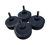 Vibsky 4 Pack Damping Pads for technics SL-1200 for mk2 for mk3 for mk4 | Rubber And Plastic, Reduces Resonance, Fits SL-1210 MK2-MK6, Black Finish, 4-piece Set