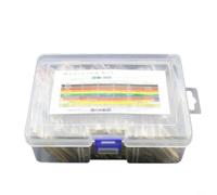Vibsky 73 Values Metal Film Resistor Kit 1460pcs 1/4W 1% Circuit Repair DIY | 1% Tolerance, Low Noise, Organized Box, for ideal For Arduino, DIY, Circuit Repair, Breadboard Compatible