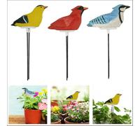 Vibsky Automatic Plant Watering Alarm, Bird Shape Soil Moisture Tester Hygrometer, Night Mode Sensor, Battery Operated Garden Device, for Black