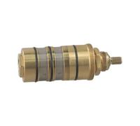 Vibsky Brass Shower Thermostatic Cartridge Replacement Part, Copper Mixer Valve Core with 38 Safety Override, 20-48 for Range