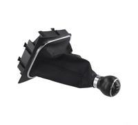 Vibsky Car Gear Shift Lever Cover for 5 6 for Jetta MK5 MK6, Waterproof Dust Jacket for 5 6 Speed, Easy Install ABS Material, Black(Fifth gear)