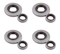 Vibsky Chainsaw Crank Oil Seal Set MS380 038 MS381, Improves Engine Efficiency, Prevents Leakage, 4 Sets Garden Tool 9640 003 1880