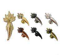 Vibsky Decorative Carrot-Shaped Furniture Knob Made from Zinc Alloy - Pack of 1 Cabinet Pull in Multiple Finishes