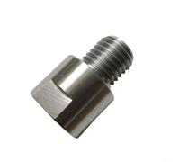 Vibsky External Thread 1-8 to Internal 34-16 Lathe Chuck Converter Sleeve Spindle Adapter Reducing Bushing High Metal for Fit
