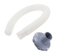 Vibsky Flexible Pool Skimmer Hose and Adapter Set for Intex Series 28375EH 28000E, 1.5 Inch Diameter Anti-Clog Design with Secure Sealing Solution