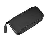 Vibsky for Black Shockproof Multimeter Bag Soft Canvas Carrying Case with Pockets Digital Meter for Protection S for M for L