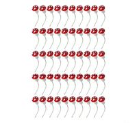 Vibsky for Mini Red Foam Toadstool Mushrooms 2cm 50 Pack Fairy Garden Ornaments for Moss Terrarium DIY Craft Decor