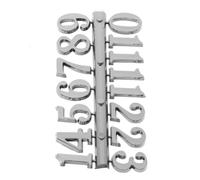 Vibsky for Plastic DIY Wall Clock Numbers Set Roman Arabic Numerals and Quartz Hands Replacement Kit Custom Home Decor 2cm Height