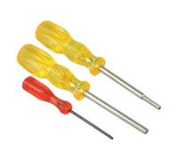 Vibsky Heat Treated 3pcs Security Screwdriver Set 38mm 45mm Gamebit NES SNES N64 SFC for GameCube Repair