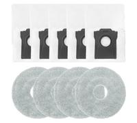 Vibsky High Efficiency Dust Bags and Mopping Pads for JONR for X1 MAX, for Everybot Q11, for Deerma X80X90, Install Kit