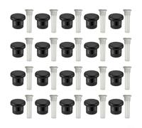 Vibsky Hunter Compatible Spray Head Cover with Built-in Filter, ABS Nozzle Cap for Irrigation Systems, Easy Install Sprinkler Stopper Accessory, Black(20pcs)