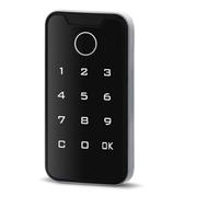 Vibsky Keyless Digital Cabinet Lock with Password and RFID, Zinc Alloy Electronic Security Lock Office Gym Home, Install