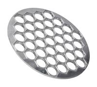 Vibsky Kitchen 37 Hole Dumpling Maker, Aluminum Alloy Dough Press Ravioli and Wontons, Smooth Silver