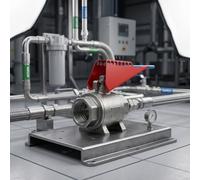 Vibsky LBV-01 Ball Valve Locking Device Adjustable Safety Lock DN50-DN200 Valves Red Steel Construction(LBV-01)