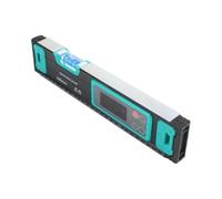 Vibsky LED Backlit Digital Level with Auto Flip Magnetic Base for Woodworking Construction DIY Measuring, Auto Power Off Inclinometer Available in 20cm 30cm Sizes