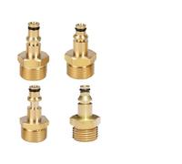 Vibsky M22 Male Brass Adapter High Pressure Cleaner Hose K22 Thread Connection AR Leach 220 Bar Gold