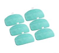 Vibsky Microfiber Replacement Pad for Leifheit CleanTenso Power 2.0, for Steam Cleaner Model 11940, 31.5 cm x 19.2 cm, Blue, 6-Pack