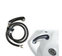 Vibsky Professional Hair Salon Shampoo Bed Shower Head with 137 cm Flexible Hose, Alloy and ABS Non-Pressurized Nozzle for Hairdresser Sink Basin